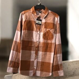 NWT Eddie Bauer Women's Forest Flannel Shirt afronviolet